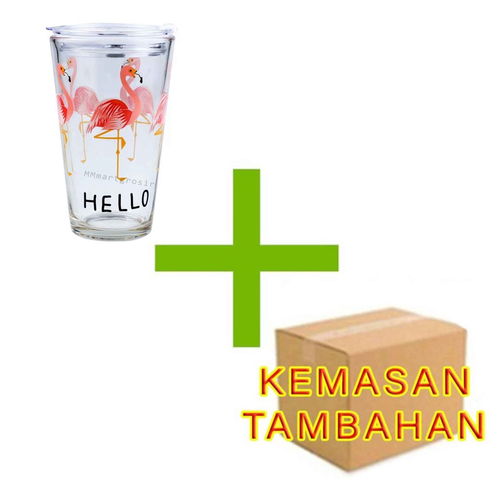 Gelas kaca * tumbler * Gelas ukur * Gelas Gambar lucu * 450ml-YS-19-7/PENGAMAN