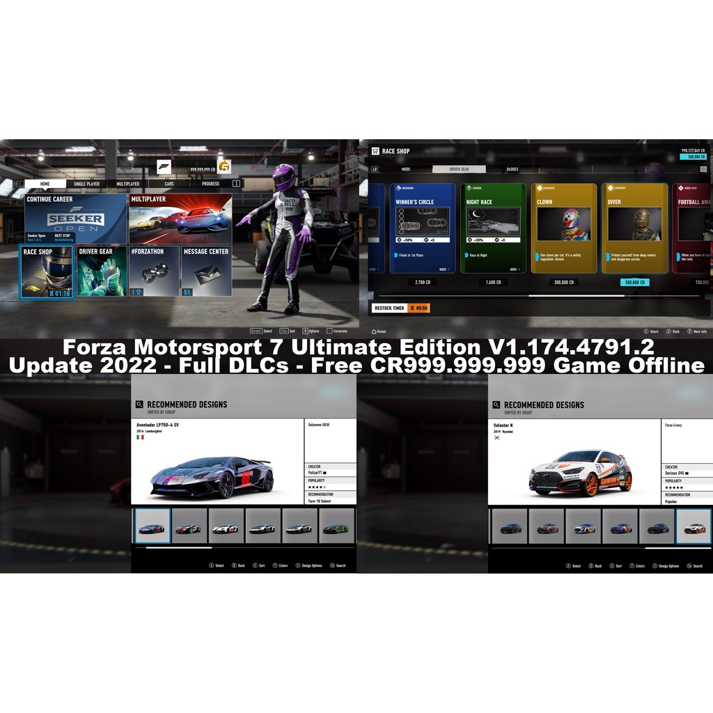 FM FM7 Forza Motorsport 7 Ultimate Edition 2022 GAMEPC
