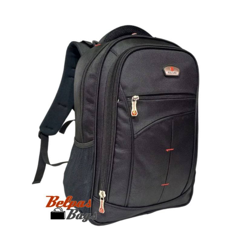 Polo Ace tas ransel pria/ tas kerja laptop backpack 9075 17 inchi