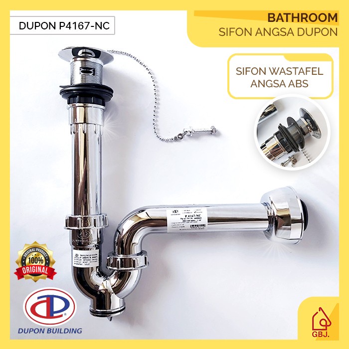 SIFON ANGSA WASTAFEL DUPON P4167-NC / SIFON WASTAFEL / PIPA PEMBUANGAN