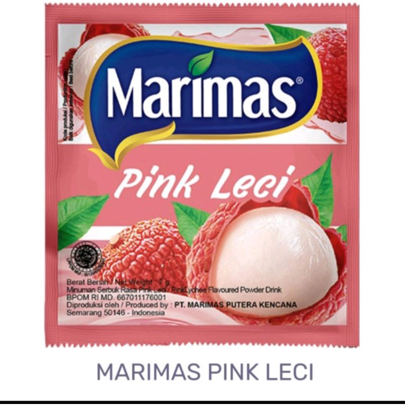 MINUMAN INSTAN SERBUK BER ANEKA RASA MARIMAS