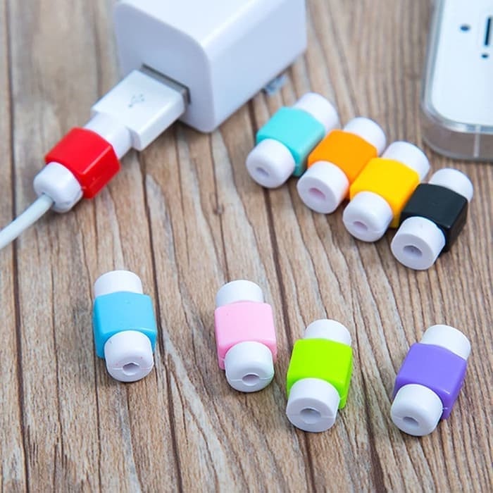 Pelindung Ujung Kabel Cable Clip Protector Lightning Saver Aksesoris O