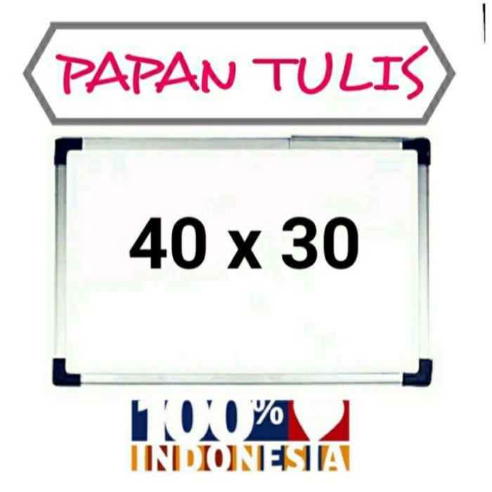 

Paja White Board Papan Tulis Gantung Ukuran 40X30 Cm