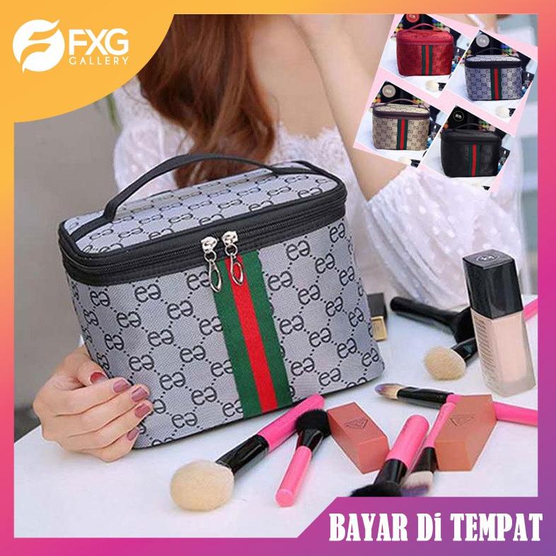 [SI677] FXG - Tas Kosmetik 2021 Bahan Kanvas Parasut Pounch Make Up Premium Anti Air TK01 Tahan Boco
