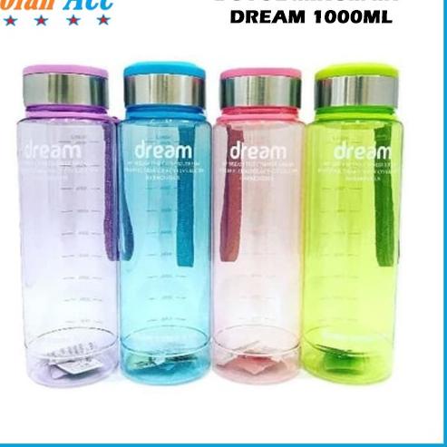 LDA207 Botol Minum My Dream 1000ML My Bottle Dream Infused Water 1 Liter |||