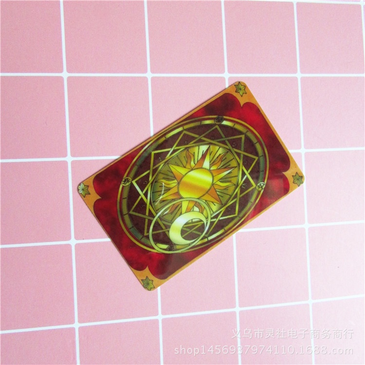 PICL sticker atm kartu clow card stiker cardcaptor sakura anime