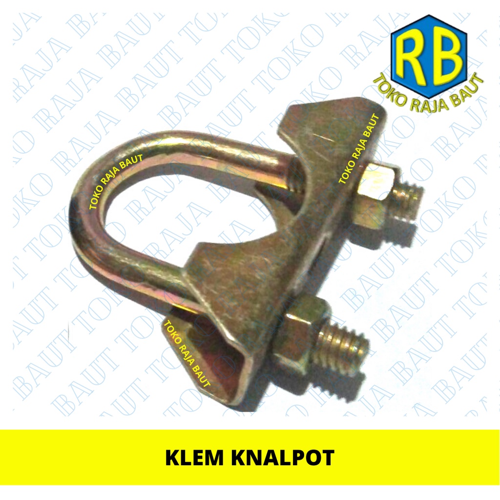 U BOLT 3 INCH KLEM KENALPOT - BREKET PIPA 76 MILI - KLEM U - BRACKET MOUNTING PIPE