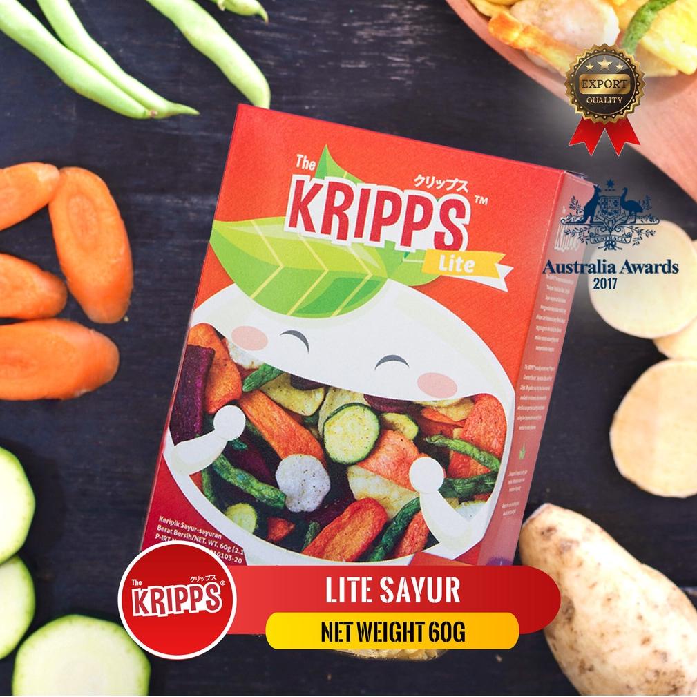 

[PRODUK TKIJK] THE KRIPPS (LITE SAYUR)/VEGAN SNACK (60g) QJD