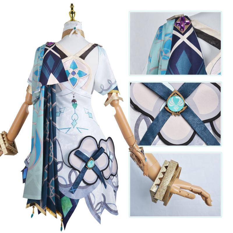 【Wetrose】Genshin Impact New Role Faruzan Animation Game Cosplay Costume Wanita Kostum
