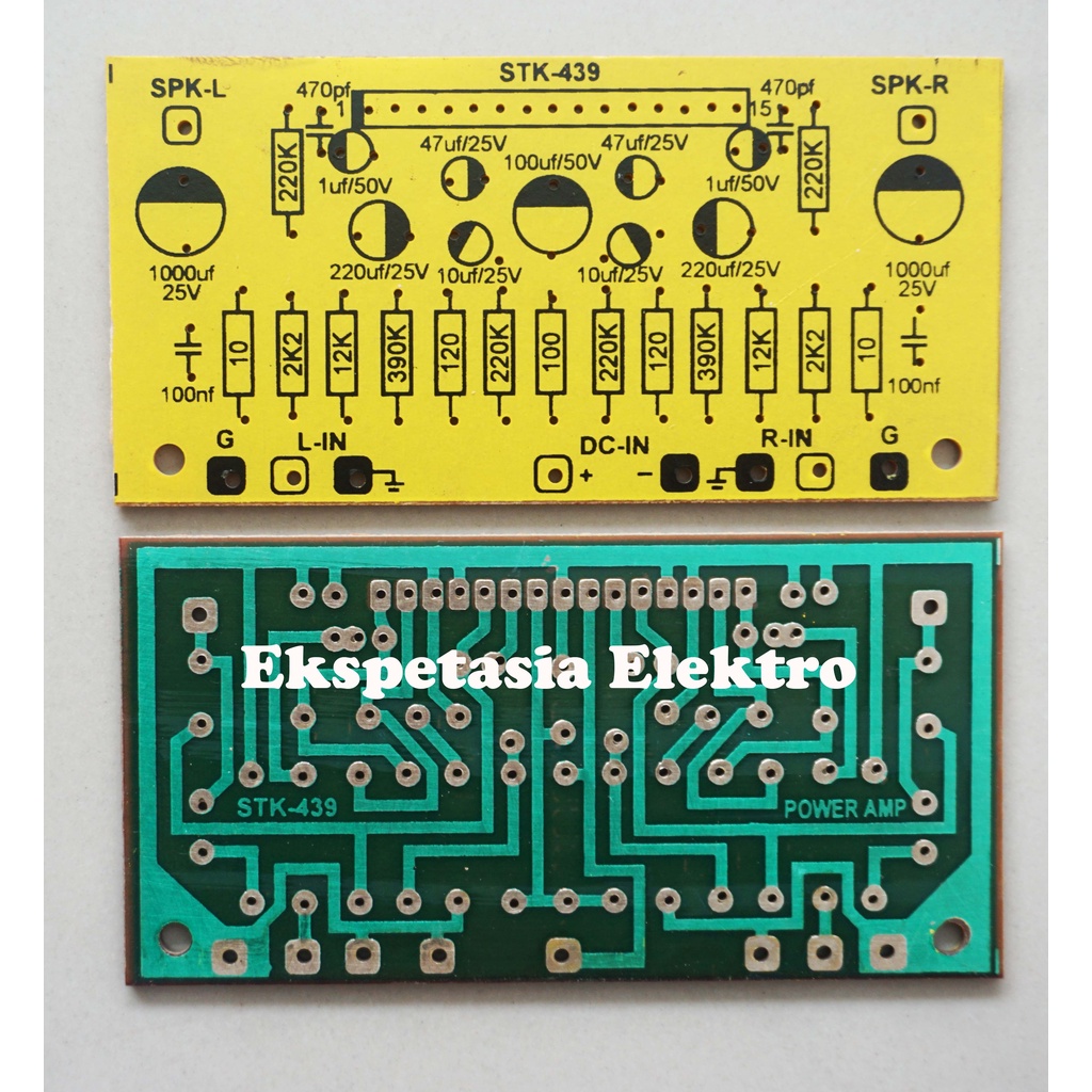 PCB Stereo Power Amplifier IC STK-439