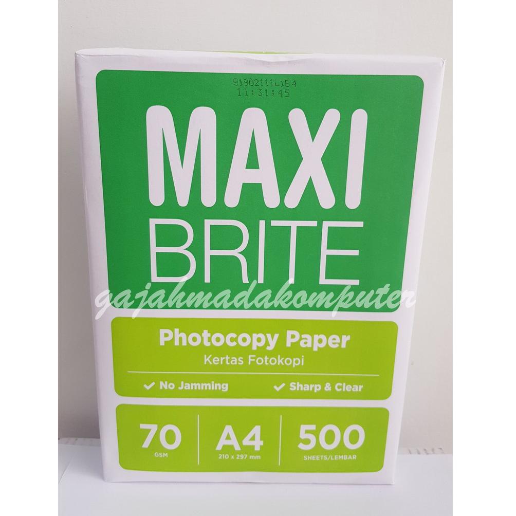 

Ready Kertas HVS A4 70 gr 70 gsm 70gram MAXI BRITE ➮Ready