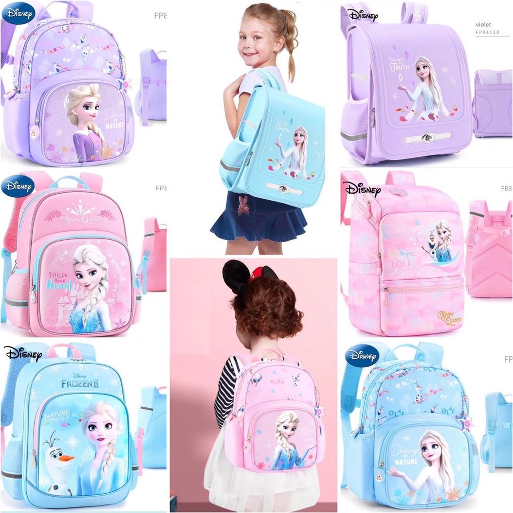 TAS SEKOLAH ANAK RANSEL ULTRALIGHT 3D ORIGINAL ELSA FROZEN II DISNEY WATERPROOF DISNEY