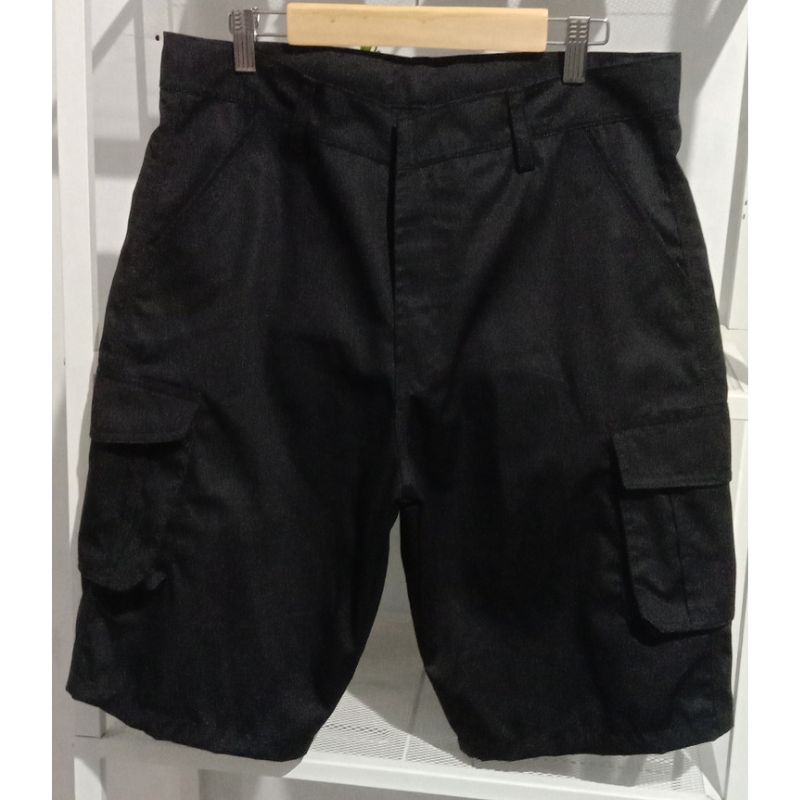 celana pendek Cargo pendek hitam