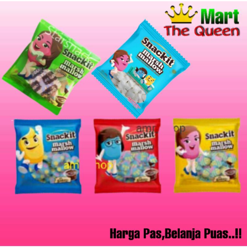 SNACKIT MARSHMALLOW renceng isi 10 pcs