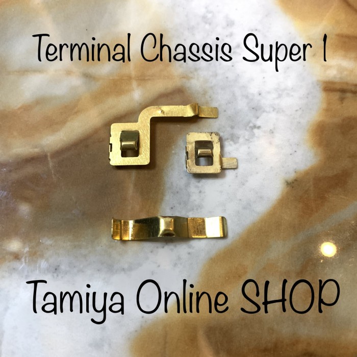 Gold Plate Terminal Chasiss Super 1 Dinamo Tamiya