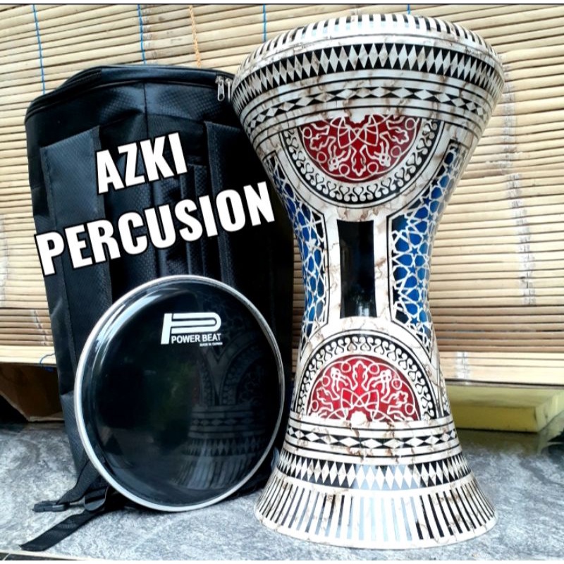 DARBUKA SOMBATI 9INC MOTIF FULSET + TAS⭐⭐⭐⭐⭐