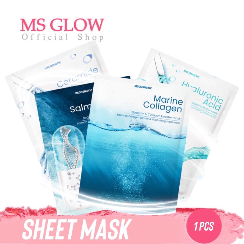 Ms Glow Sheet Mask Salmon DNA