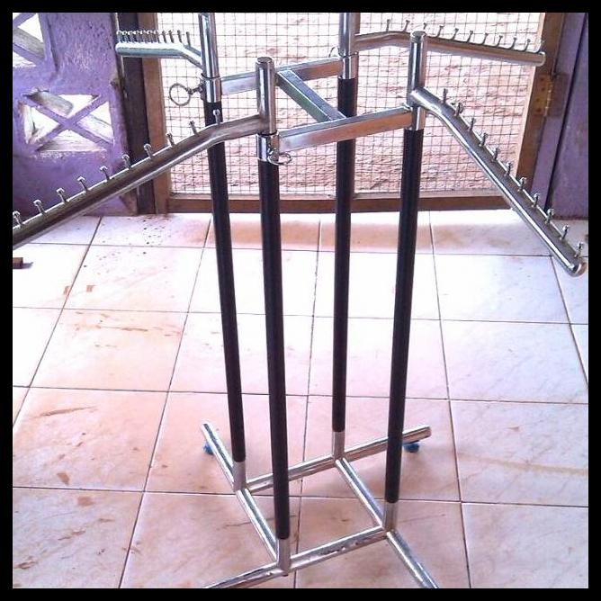 Gawangan Baju 4 Arah