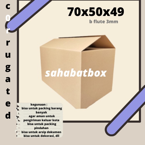 

(min order 5pcs)KARDUS/DUS/KARTON/DUS PINDAHAN/KARDUS BESAR 70x50x49CM CFLUTE