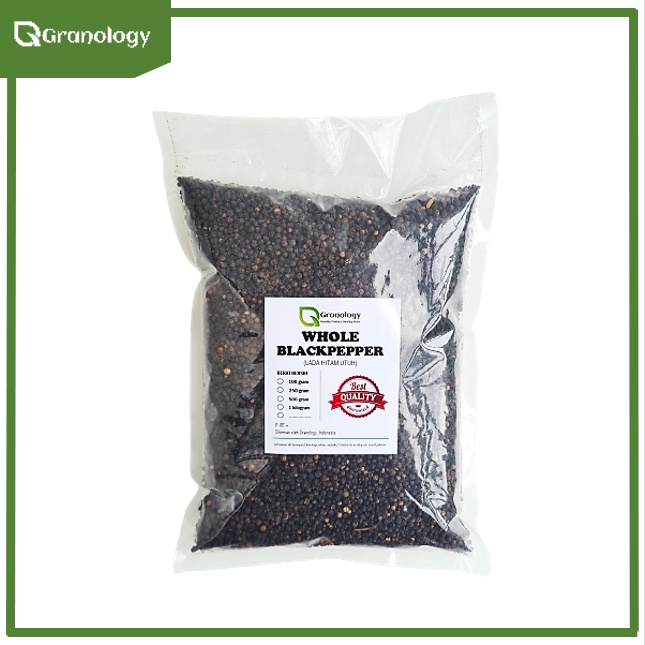 Lada Hitam Utuh / Whole Blackpepper (1 kilogram) by Granology