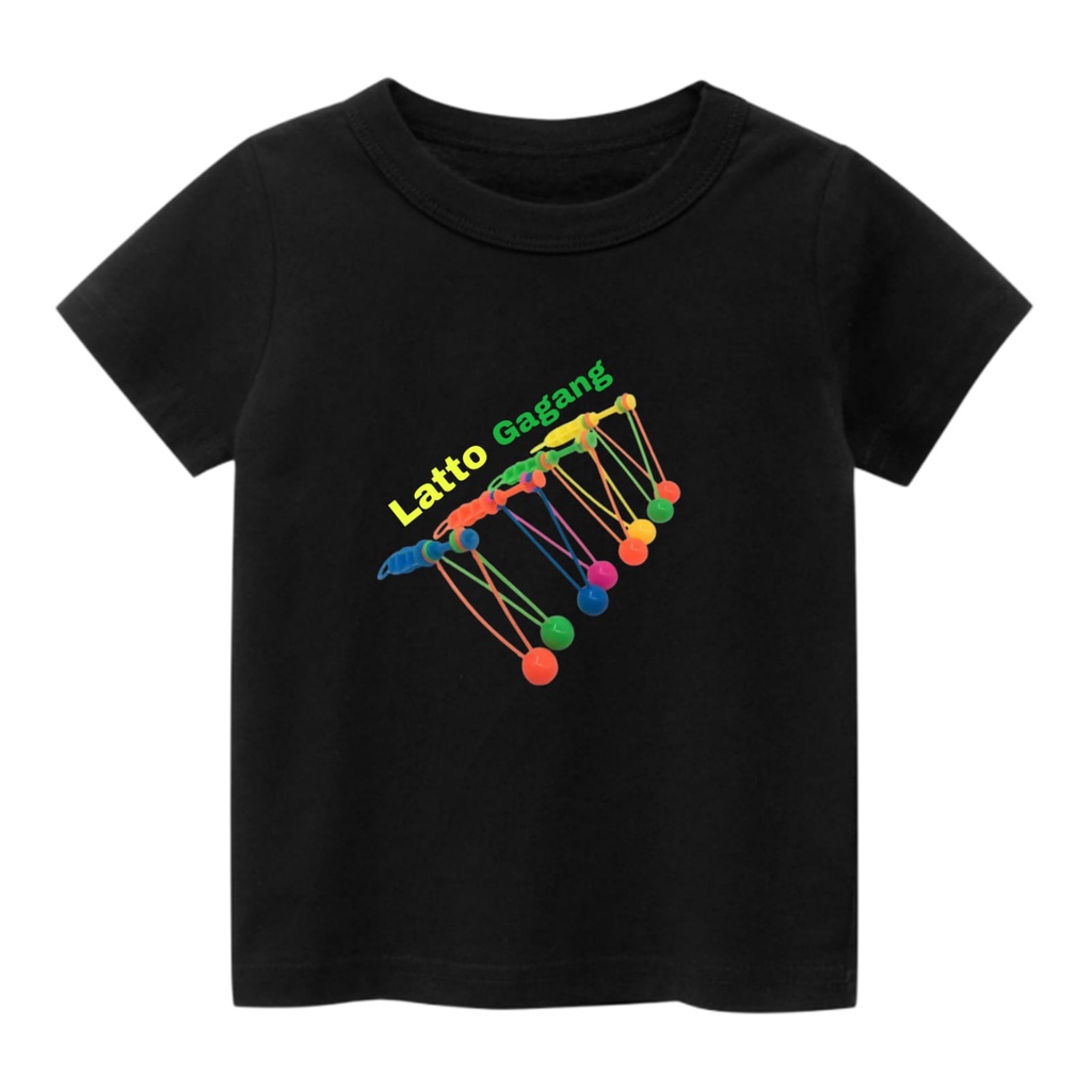 Hzl_outfit Kaos Baju Anak Anak Latto Gagang Bayar Ditempat