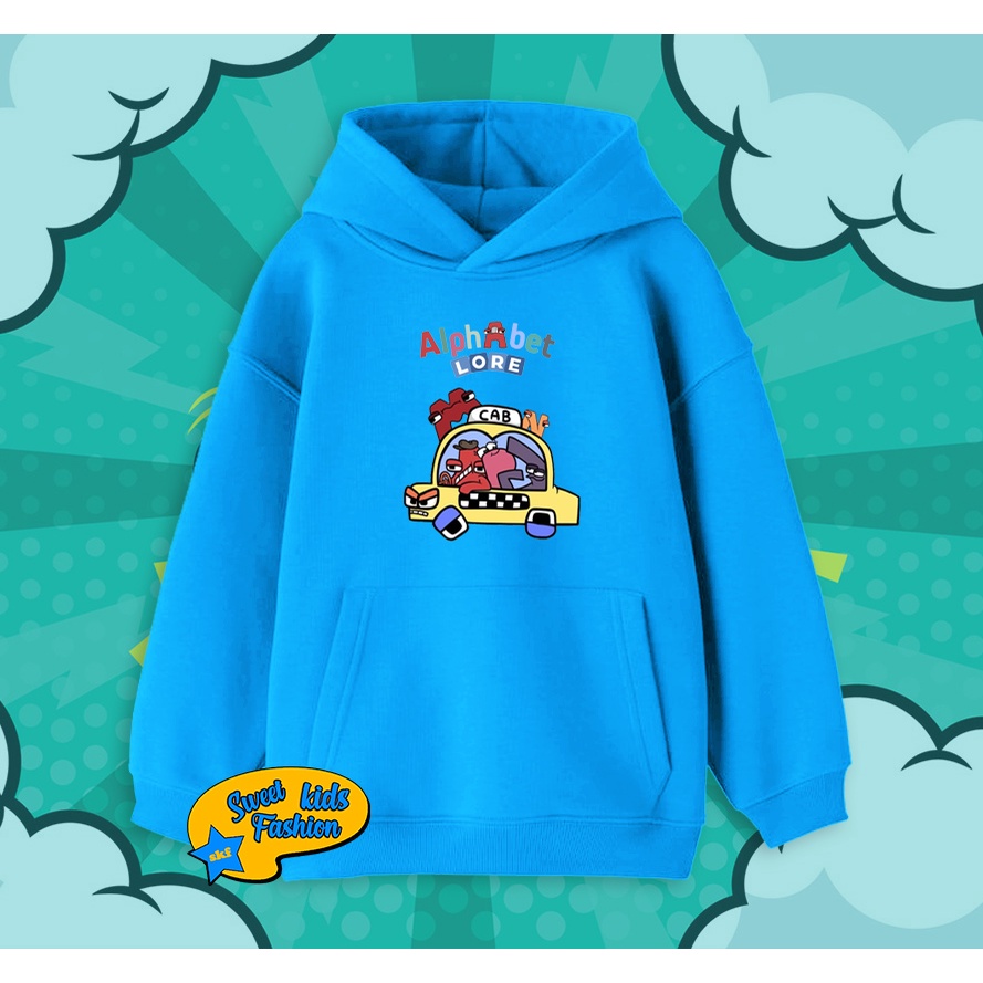 Jaket Hoodie Anak Alphabet Lore Car Sweater Anak Alphabet Lore CAB