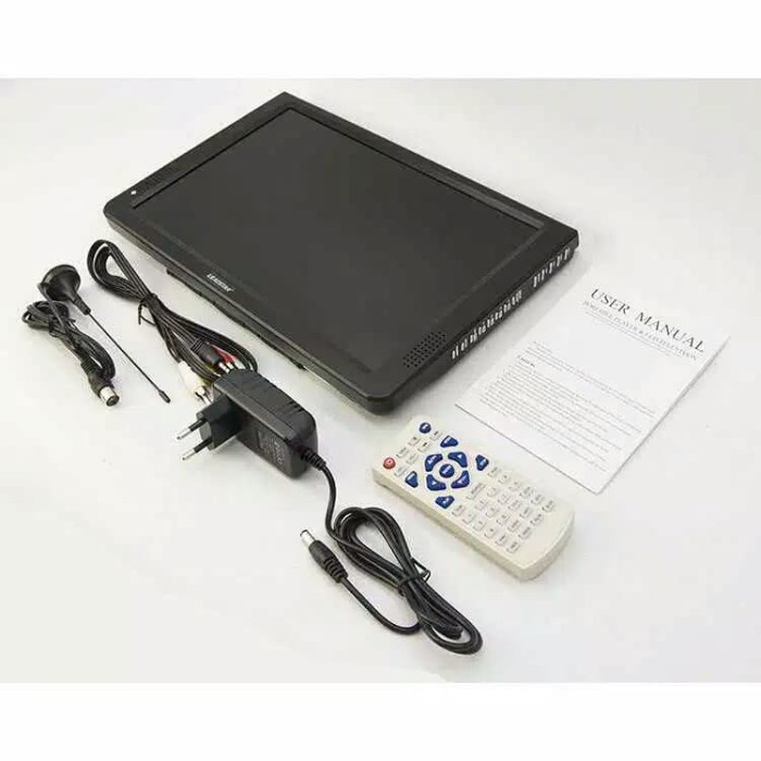 ✿ BISA COD✿ Portable TV Monitor 11.6 Inch DVB-T2 + Analog - D12