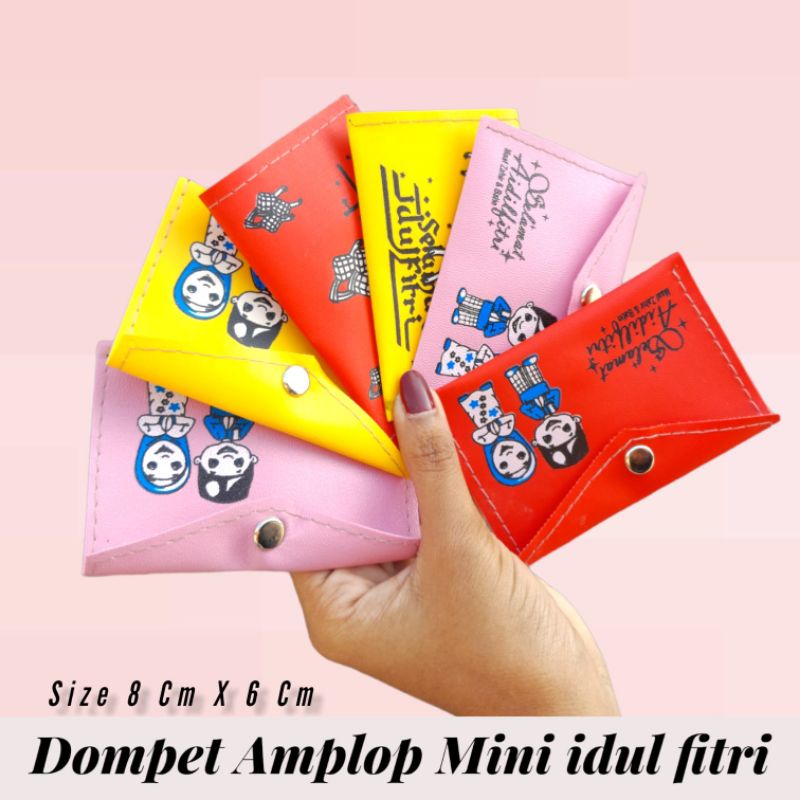 [ 12 pcs ]MINI DOMPET AMPLOP LEBARAN / IMPLEK NATAL PER PAC ISI 12 Pcs