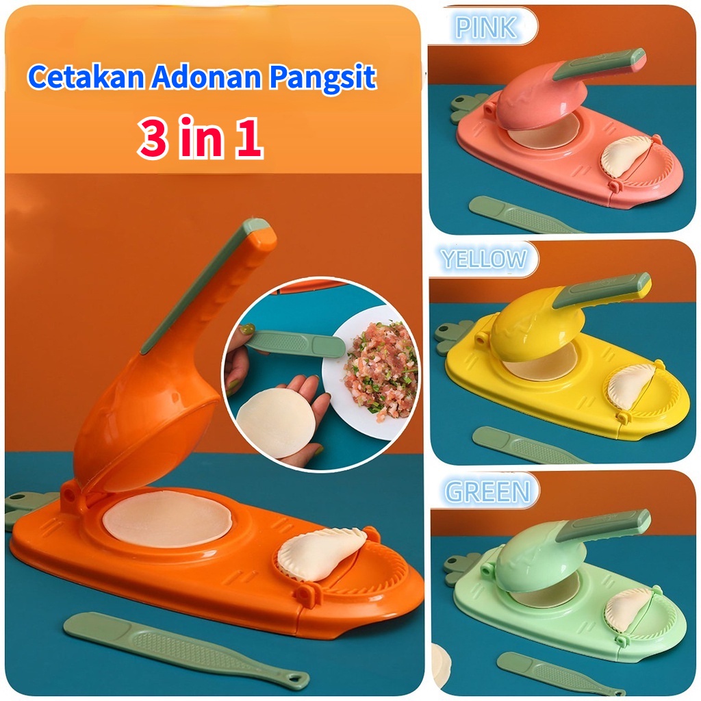 Jual 【3 In 1】alat Penekan Adonan Cetakan Kulit Pangsit Press Manual