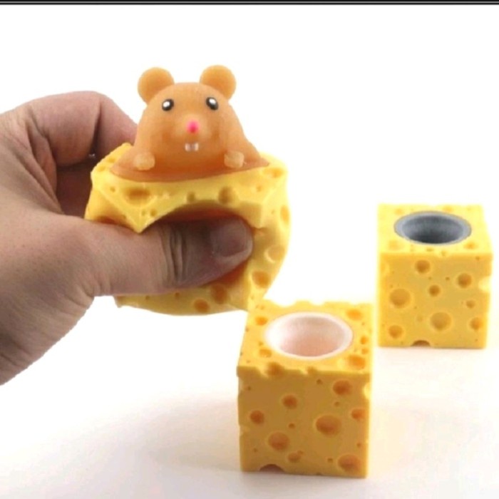 Mainan Anak SQUISHY POP UP Animal Binatang Tikus pencet / Mainan squis
