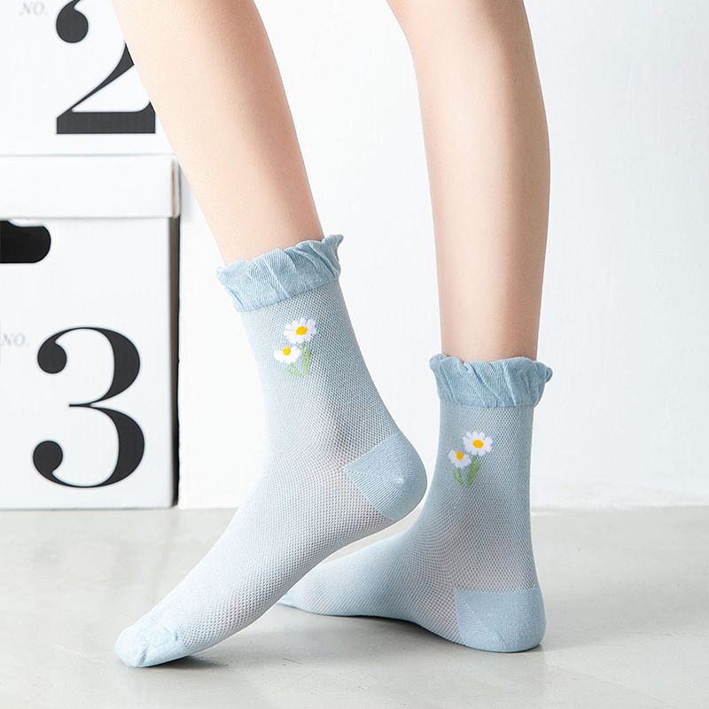 Kaos Kaki Soft Korea COTTON Motif Stylish &amp; Nyaman