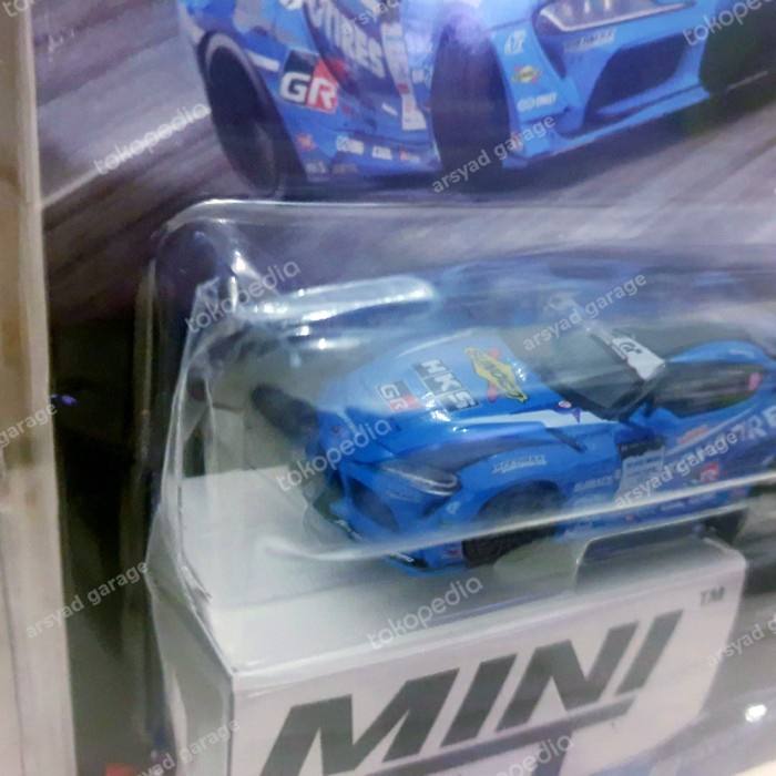 DIECAST MINI GT HKS TOYOTA GR SUPRA NO 77 FAT FIVE RACING NO 307 1:64 TERMURAH