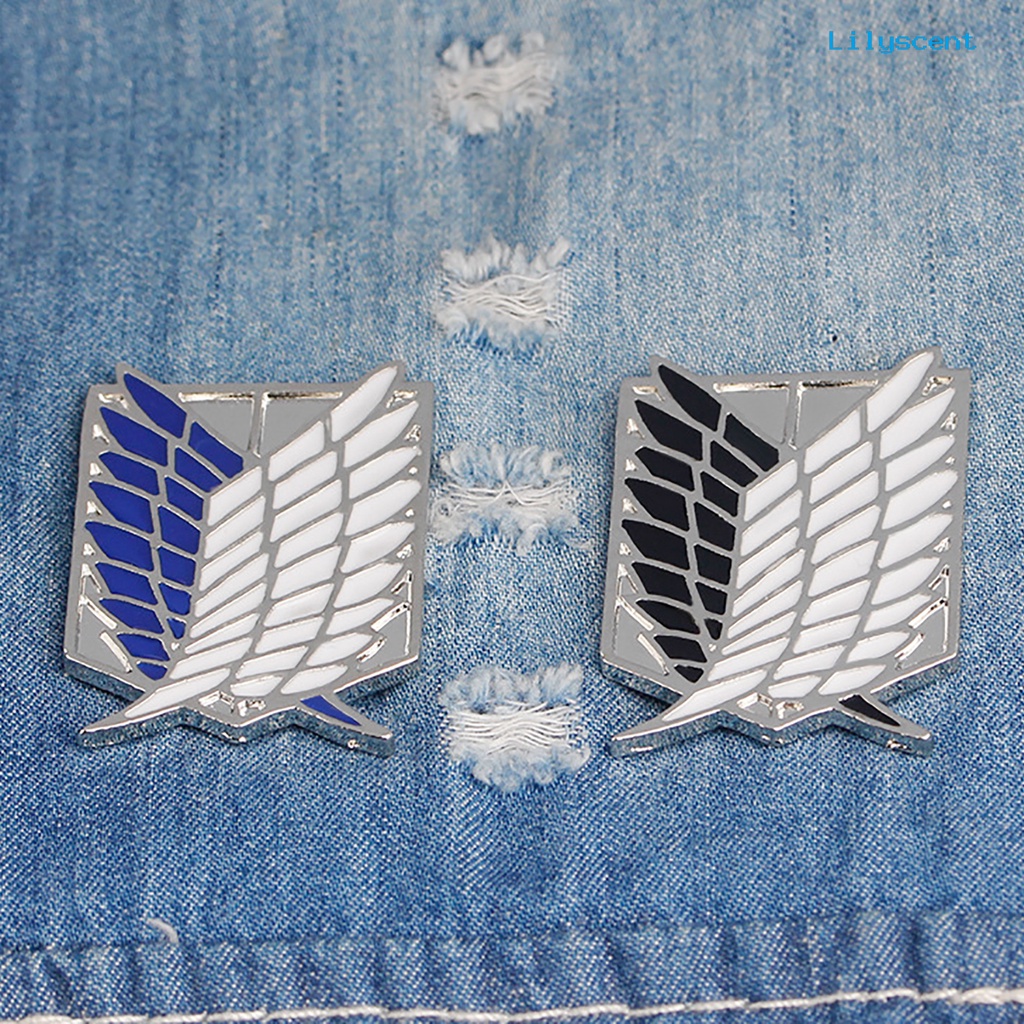 [LS] Pin Bros Pin Attack on Titan Vintage Bahan Alloy Elegan Nyaman Untuk Pesta