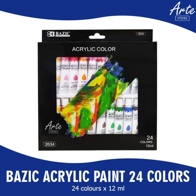 

Cat Akrilik - BAZIC Acrylic Set 24 Warna