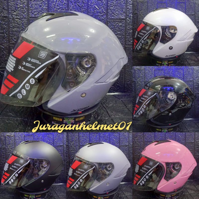 Helm R-Six Xpro Solid Series Terbaru|Helm R six