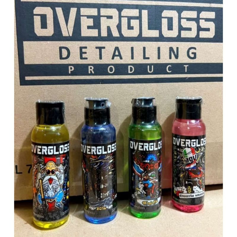 Overgloss detailing product silicone gell 100ml, 250ml/ Pengkilap body kasar penghitam