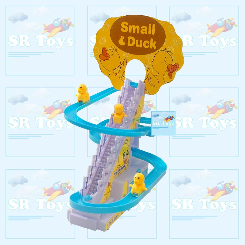 Mainan Slide Tangga Seluncuran Bisa bayar di tempat Train Doraemon Helo kity Bebek