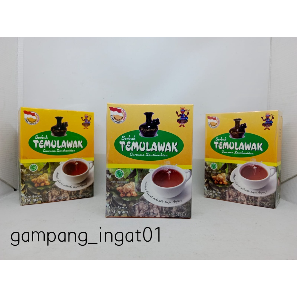 

Serbuk Temulawak Kendimas 150gr | Menjaga Kesehatan hati Liver Original.