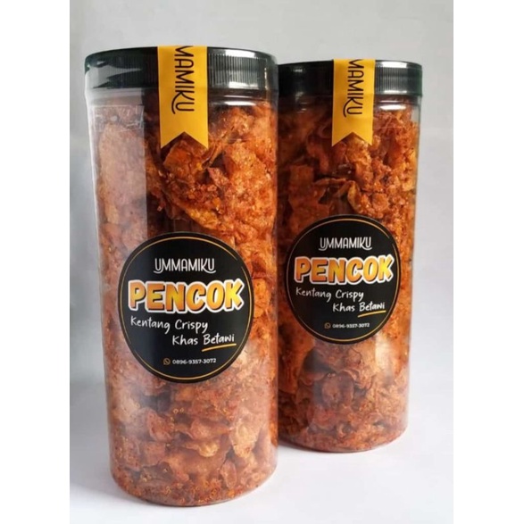 

Pencok Kentang Crispy Khas Betawi, Tergurih, Renyah, Garing, Pas Sensasi Pedasnya