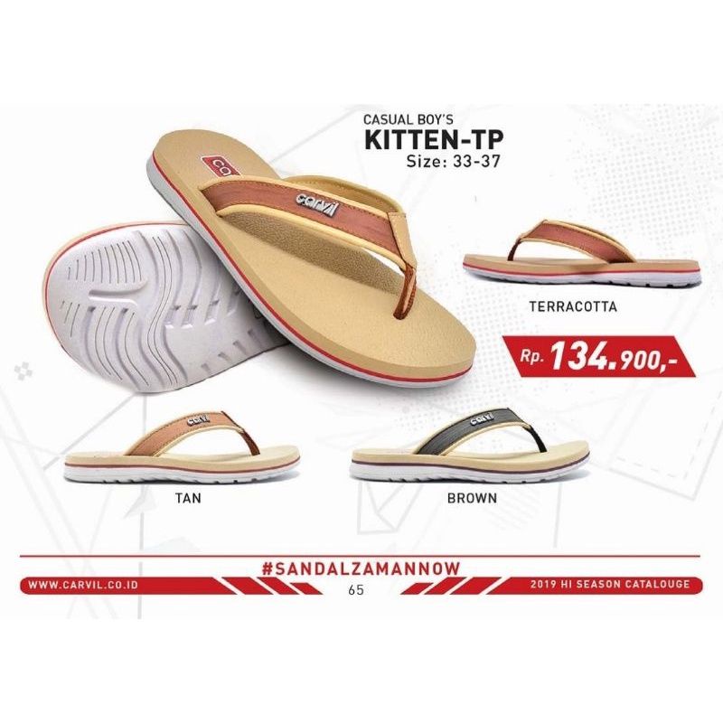 CARVIL SANDAL KITTEN-TP SPONGE CASUAL PRIA ANAK/DEWASA ORIGINAL%