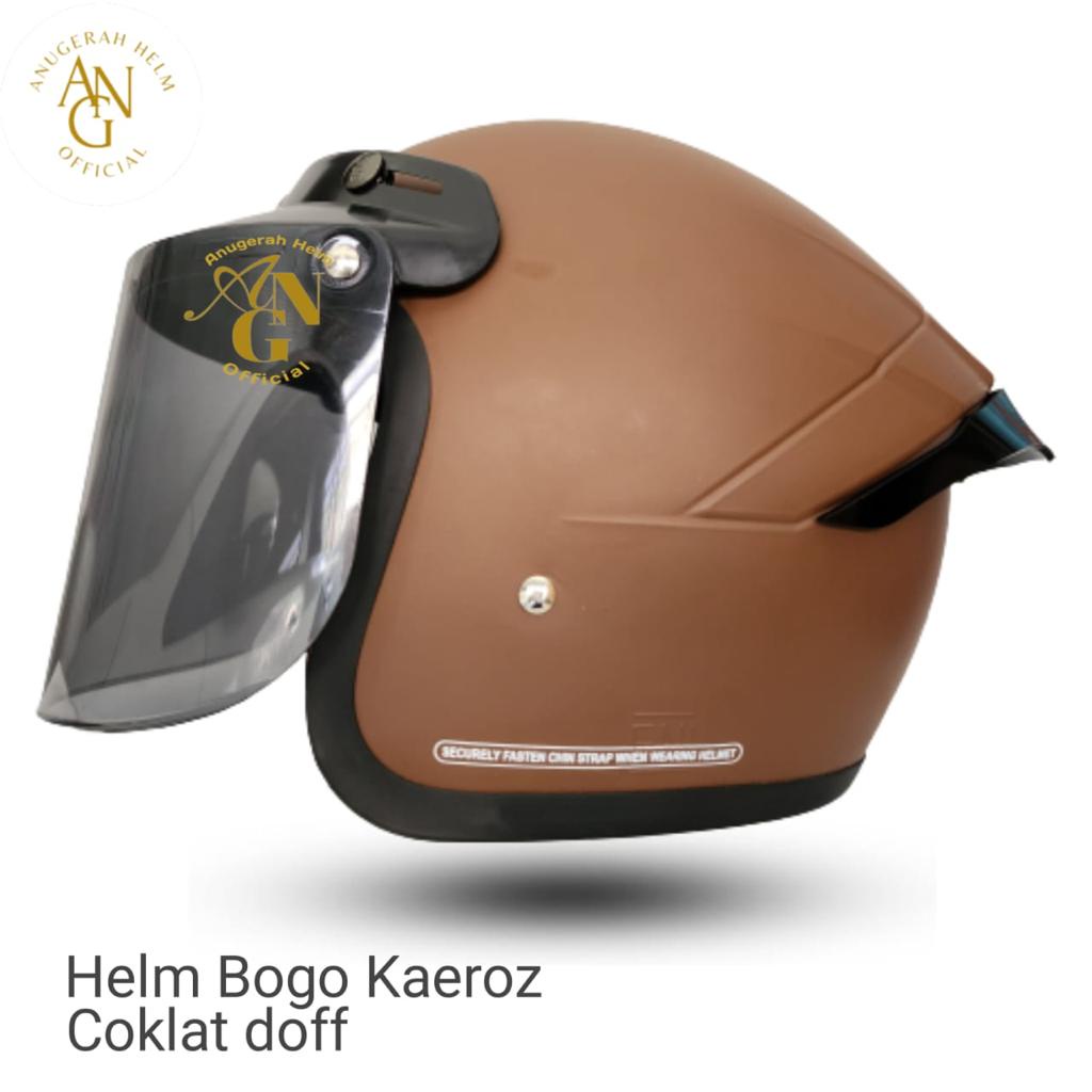 Helm Bogo spoiler polos kaca bogo TERBARU