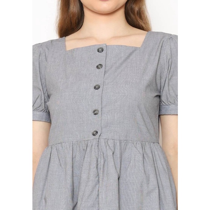 Voerin Ariella Cotton Grey Dress