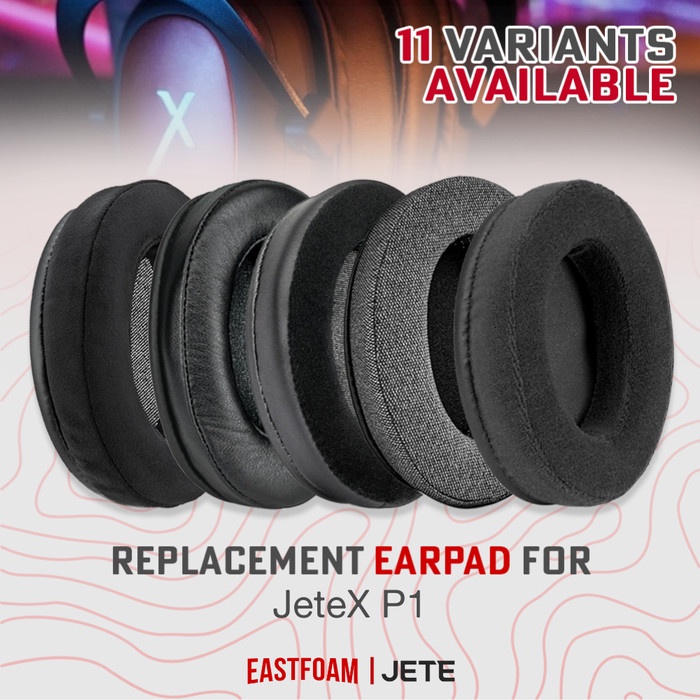 Earpad Earcup Pro JeteX P1 Bantalan Foam Busa Pad Ear Cushion