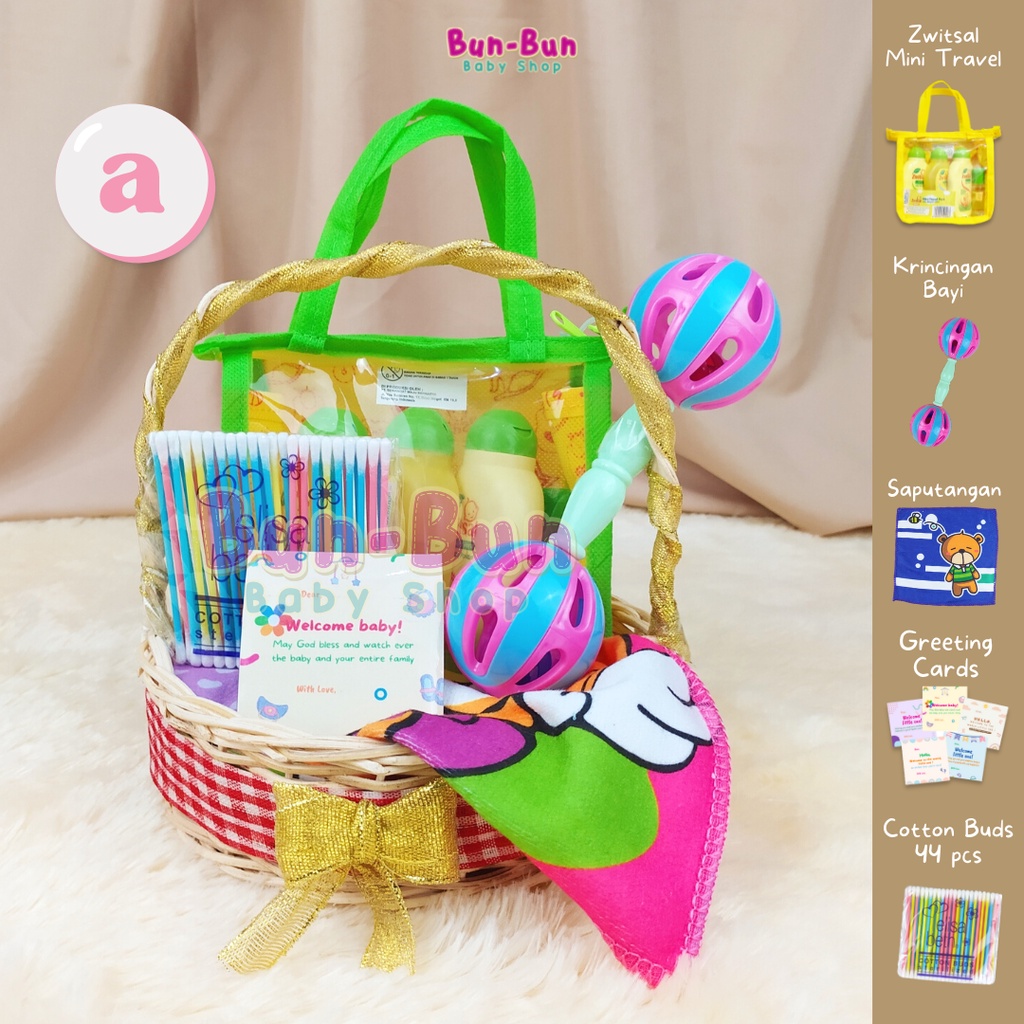 Hampers Bayi Hamper Baby New Born Unisex Boy Girl Kado Lahiran Hadiah Sambang Gift Set Parcel Parsel Newborn Laki Perempuan Perlengkapan Baru Lahir Peralatan Baju Anak Balita Bunbunbabyshop