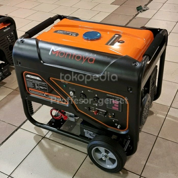 Genset 10 kva 8000 watt MONTOYA garansi 100% tembaga electric stater
