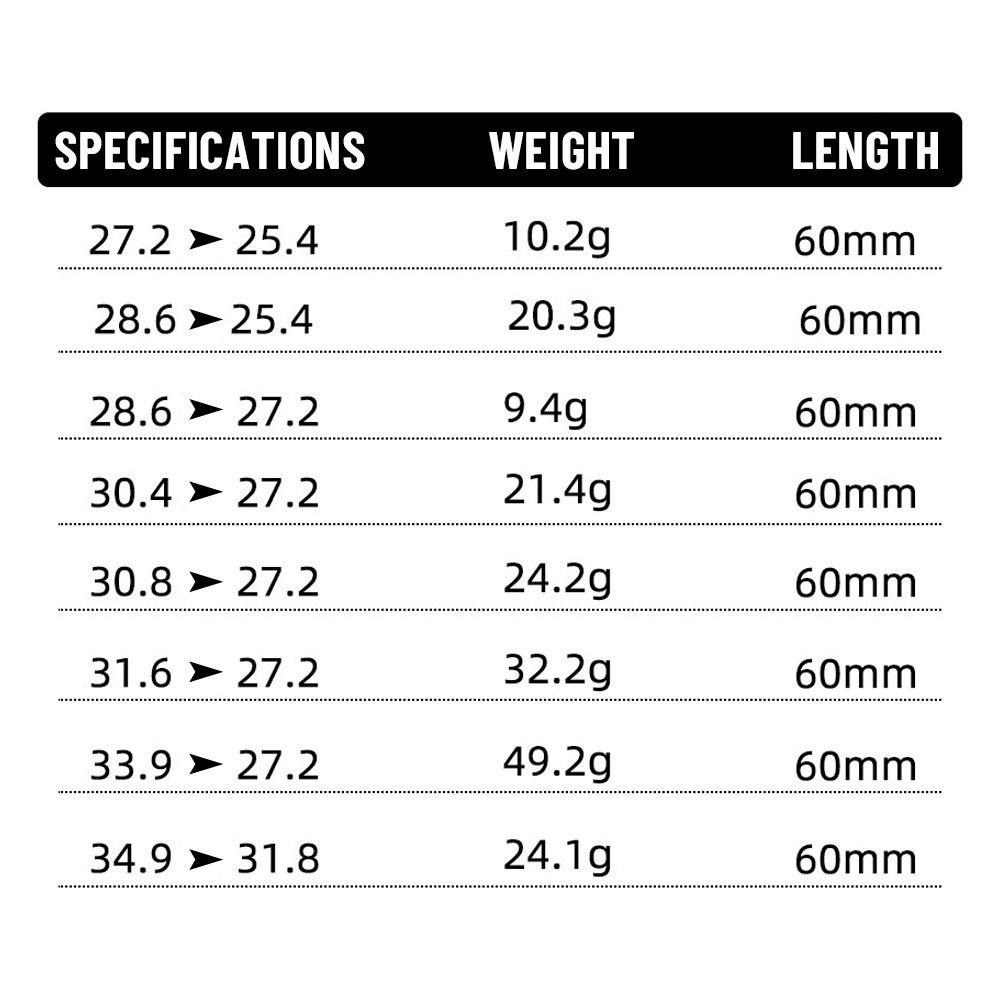 TOP 1pc Tabung Tiang Kursi Warna Ungu Menyesuaikan Diameter 27.2 Adaptor Lengan Penurun Sepeda Gunung