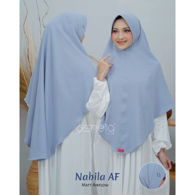Khimar Crinkle Nabila XL by Shella / Hijab Crinkle Pet