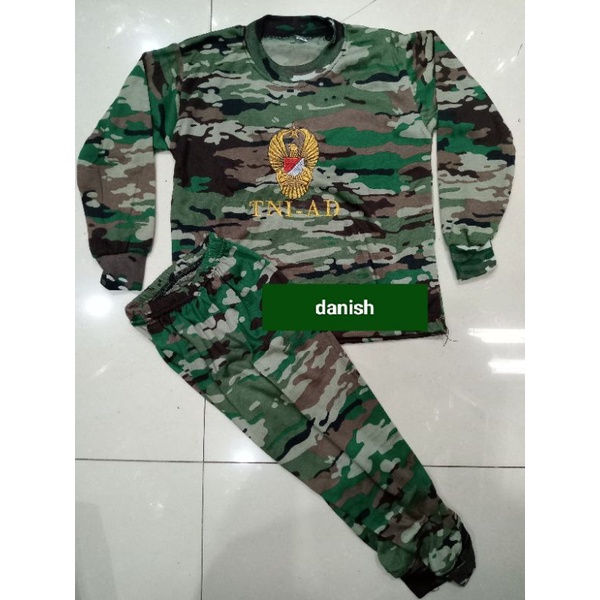 kaos anak doreng TNI AD terbaru