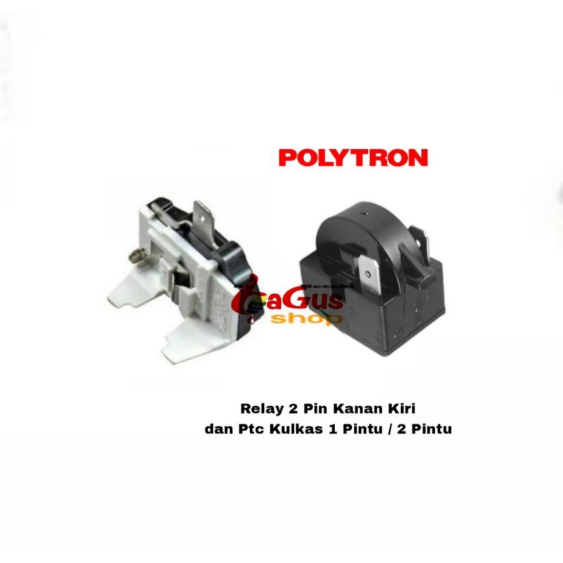 Relay Ptc Overload Kulkas Polytron 2 Pintu