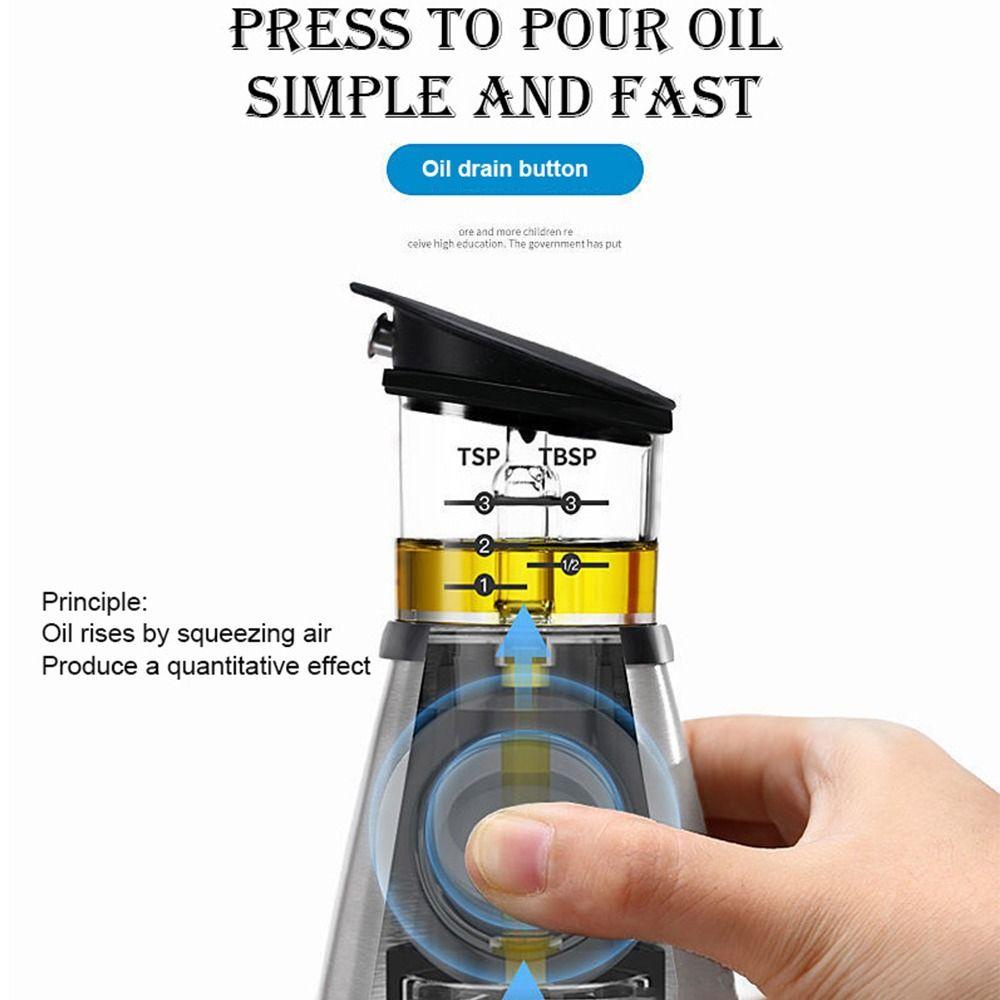 Populer Botol Dispenser Olive Oil Anti Bocor Masak Baking Goreng Takaran Minyak Dispenser